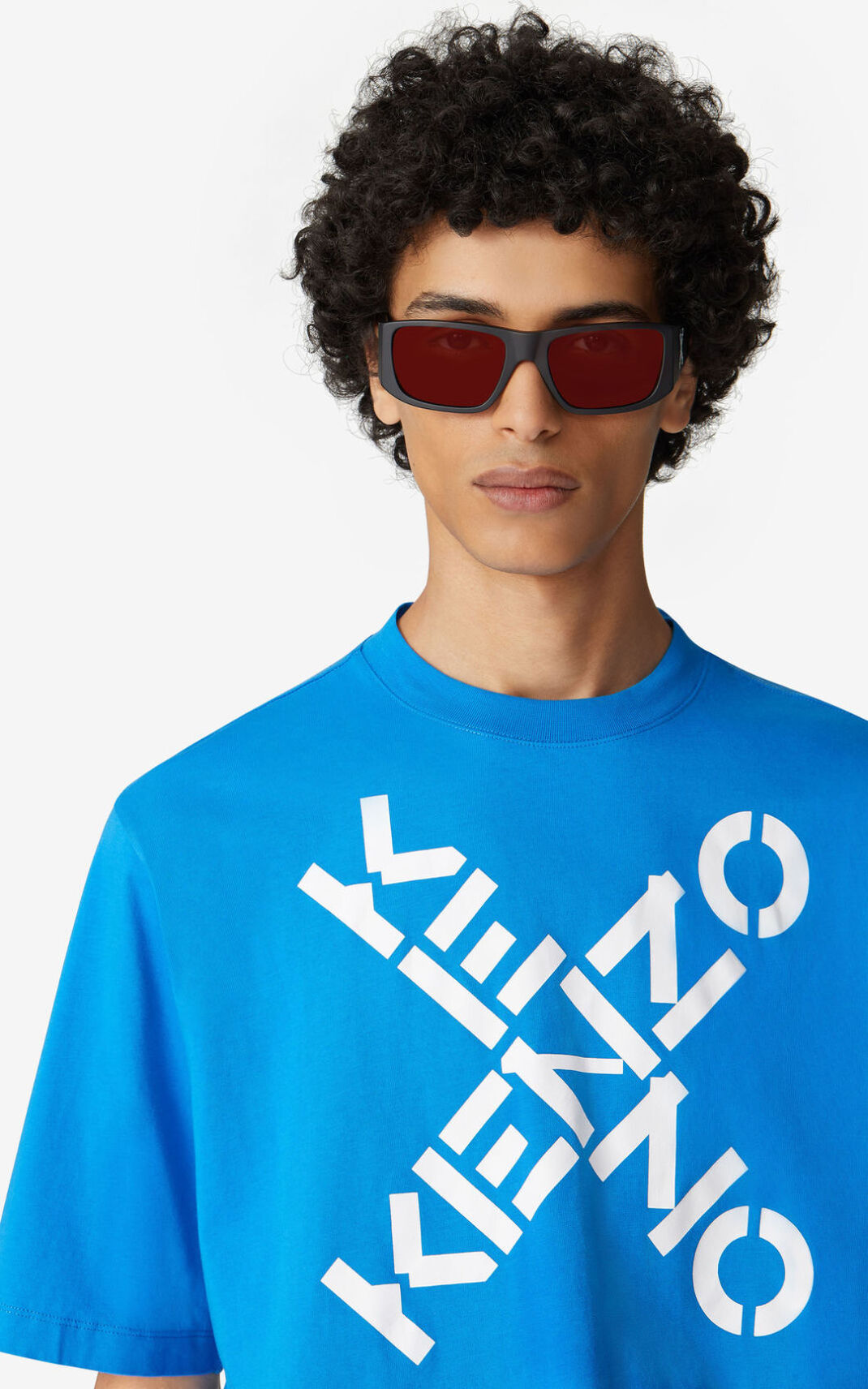 Kenzo Sport Big X Tシャツ メンズ 青 - EVKJNZ078